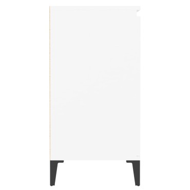 vidaXL Συρταριέρα Λευκή 60x35x70cm από Επεξεργασμένο Ξύλο 1 τεμ.