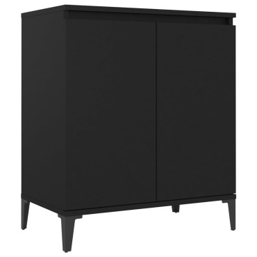 vidaXL Ντουλάπι Μαύρο 60x35x70cm από Επεξεργασμένο Ξύλο 1 τεμ.