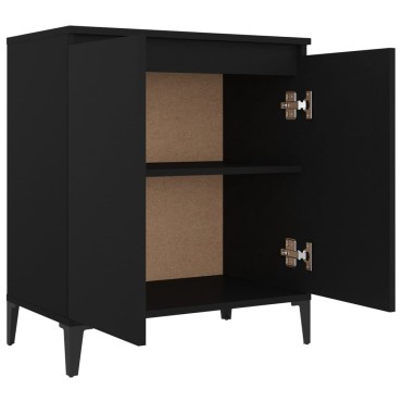 vidaXL Ντουλάπι Μαύρο 60x35x70cm από Επεξεργασμένο Ξύλο 1 τεμ.