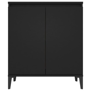 vidaXL Ντουλάπι Μαύρο 60x35x70cm από Επεξεργασμένο Ξύλο 1 τεμ.