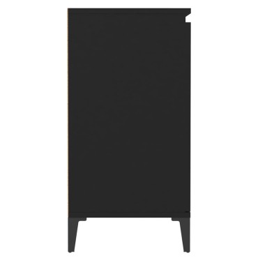 vidaXL Ντουλάπι Μαύρο 60x35x70cm από Επεξεργασμένο Ξύλο 1 τεμ.