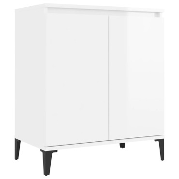 vidaXL Ντουλάπι Γυαλιστερό Λευκό 60x35x70cm από Επεξεργασμένο Ξύλο 1 τεμ.