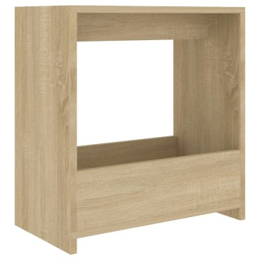 vidaXL Τραπέζι Βοηθητικό Sonoma Δρυς 50x26x50cm από Επεξ. Ξύλο 1 τεμ.