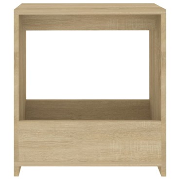 vidaXL Τραπέζι Βοηθητικό Sonoma Δρυς 50x26x50cm από Επεξ. Ξύλο 1 τεμ.