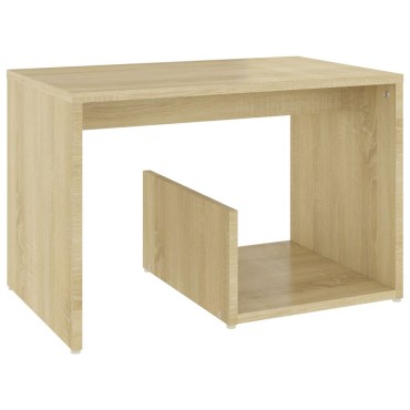 vidaXL Τραπεζάκι Βοηθητικό Sonoma Δρυς 59x36x38cm από Επεξ. Ξύλο 1 τεμ.