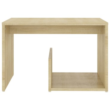 vidaXL Τραπεζάκι Βοηθητικό Sonoma Δρυς 59x36x38cm από Επεξ. Ξύλο 1 τεμ.