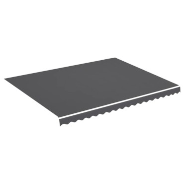vidaXL Τεντόπανο Ανταλλακτικό Ανθρακί 4,5 x 3,5 μ.