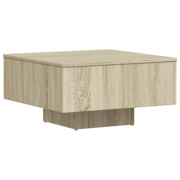 vidaXL Τραπεζάκι Σαλονιού Sonoma Δρυς 60x60x31,5cm Επεξ. Ξύλο 1 τεμ.