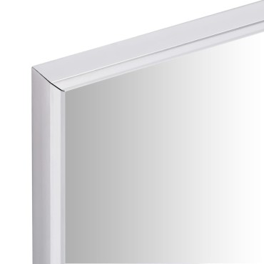 vidaXL Καθρέφτης Ασημί 60 x 40 εκ.