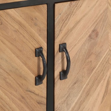 vidaXL Κονσόλα 120x30x75cm από Μασίφ Ξύλο Ακακίας 1 τεμ.