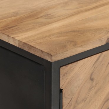 vidaXL Κονσόλα 120x30x75cm από Μασίφ Ξύλο Ακακίας 1 τεμ.