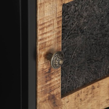vidaXL Έπιπλο Τηλεόρασης 120x30x40cm από Ακατέργαστο Ξύλο Μάνγκο