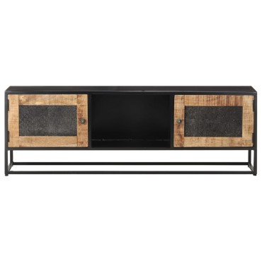 vidaXL Έπιπλο Τηλεόρασης 120x30x40cm από Ακατέργαστο Ξύλο Μάνγκο