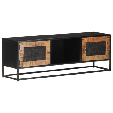 vidaXL Έπιπλο Τηλεόρασης 120x30x40cm από Ακατέργαστο Ξύλο Μάνγκο