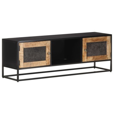 vidaXL Έπιπλο Τηλεόρασης 120x30x40cm από Ακατέργαστο Ξύλο Μάνγκο