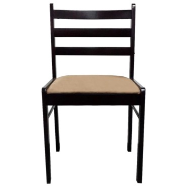 vidaXL Καρέκλες Τραπεζαρίας 2 τεμ. Καφέ Καουτσουκόδεντρο/Βελούδο 44x45x81cm