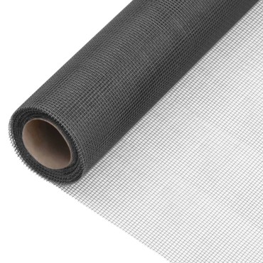 vidaXL Πλέγμα / Σήτα Μαύρο 60x1000cm από Fiberglass