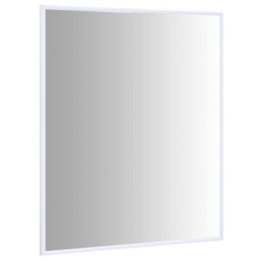 vidaXL Καθρέφτης Λευκός 80 x 60 εκ.