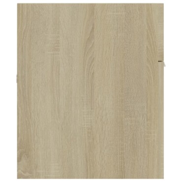 vidaXL Ντουλάπι Νιπτήρα Sonoma Δρυς 100x38,5x46cm από Επεξ. Ξύλο 1 τεμ.