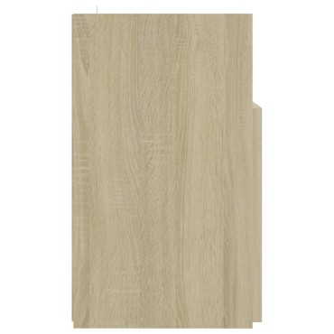 vidaXL Έπιπλο Τηλεόρασης με LED Sonoma Δρυς 120x30x50cm