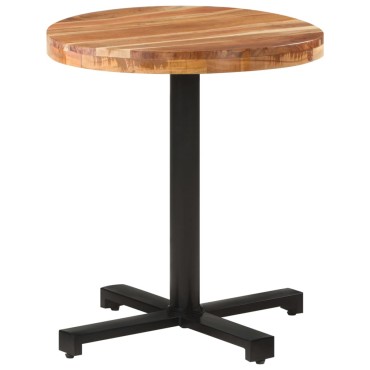 vidaXL Τραπέζι Bistro Στρογγυλό 70x75cm Μασίφ Ξύλο Ακακίας 1 τεμ.