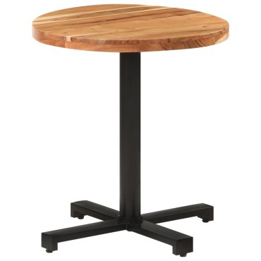 vidaXL Τραπέζι Bistro Στρογγυλό 70x75cm Μασίφ Ξύλο Ακακίας 1 τεμ.