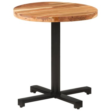 vidaXL Τραπέζι Bistro Στρογγυλό 70x75cm Μασίφ Ξύλο Ακακίας 1 τεμ.