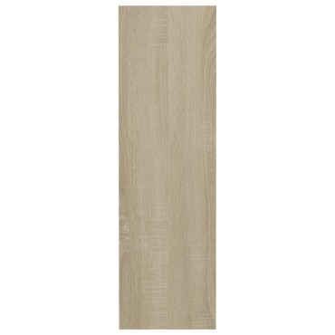 vidaXL Παπουτσοθήκη Τοίχου Sonoma Δρυς 80x18x60cm Επεξ. Ξύλο