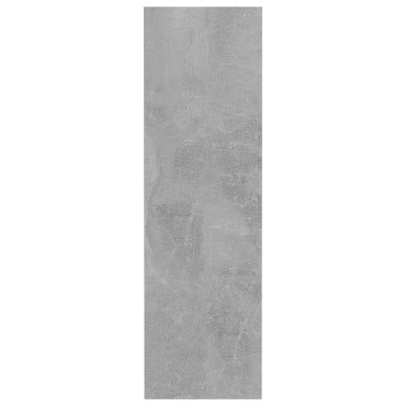 vidaXL Παπουτσοθήκη Τοίχου Γκρι Σκυρ. 80x18x60cm Επεξ. Ξύλο