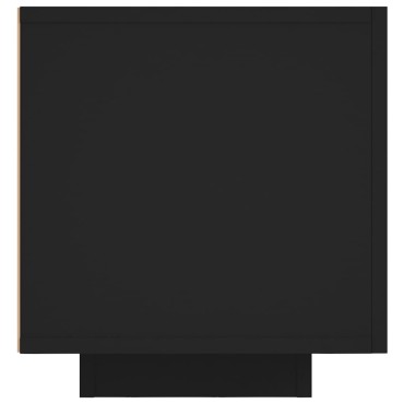 vidaXL Έπιπλο Τηλεόρασης με LED Μαύρο 160x35x40 εκ.