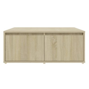 vidaXL Τραπεζάκι Σαλονιού Sonoma Δρυς 80x80x31cm από Επεξ. Ξύλο 1 τεμ.