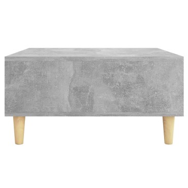 vidaXL Τραπεζάκι Σαλονιού Γκρι Σκυρ. 60x60x30cm Επεξεργασμένο Ξύλο 1 τεμ.