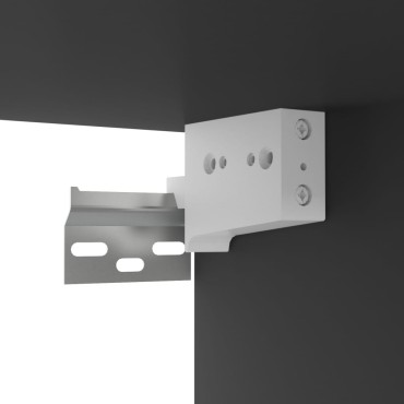 vidaXL Έπιπλο Τηλεόρασης Κρεμαστό Μαύρο 100x30x26,5cm Επεξ. Ξύλο