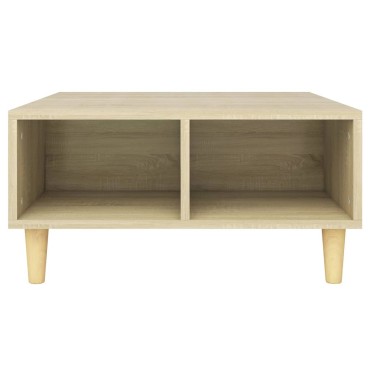 vidaXL Τραπεζάκι Σαλονιού Sonoma Δρυς 60x60x30cm Επεξεργασμένο Ξύλο 1 τεμ.