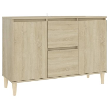 vidaXL Μπουφές Sonoma δρυς 101x35x70cm Επεξεργασμένο Ξύλο 1 τεμ.