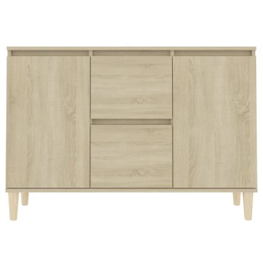 vidaXL Μπουφές Sonoma δρυς 101x35x70cm Επεξεργασμένο Ξύλο 1 τεμ.