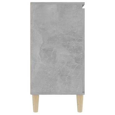 vidaXL Μπουφές Γκρι Σκυροδέματος 101x35x70cm από Επεξεργασμένο Ξύλο 1 τεμ.