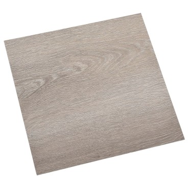 vidaXL Δάπεδο Αυτοκόλλητο Taupe 20 τεμ. 1,86 μ² από PVC