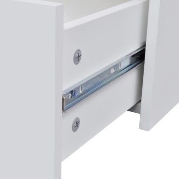 vidaXL Συρταριέρα με 4 Συρτάρια Λευκή 60x30,5x71cm 1 τεμ.