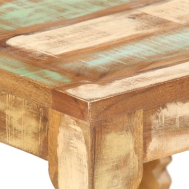 vidaXL Τραπεζάκι Σαλονιού 40x40x40cm από Μασίφ Ανακυκλωμένο Ξύλο 1 τεμ.