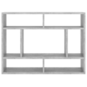 vidaXL Ραφιέρα Τοίχου Γκρι Σκυροδέματος 75x16x55cm από Επεξ. Ξύλο 1 τεμ.