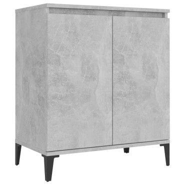 vidaXL Ντουλάπι Γκρι Σκυροδέματος 60x35x70cm Επεξεργασμένο Ξύλο 1 τεμ.