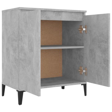 vidaXL Ντουλάπι Γκρι Σκυροδέματος 60x35x70cm Επεξεργασμένο Ξύλο 1 τεμ.