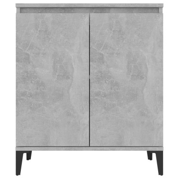 vidaXL Ντουλάπι Γκρι Σκυροδέματος 60x35x70cm Επεξεργασμένο Ξύλο 1 τεμ.
