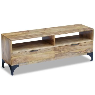 vidaXL Έπιπλο Τηλεόρασης 120x35x45cm από Ξύλο Μάνγκο
