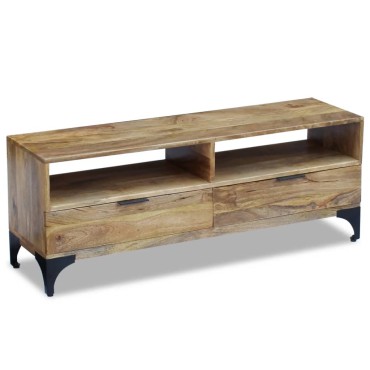 vidaXL Έπιπλο Τηλεόρασης 120x35x45cm από Ξύλο Μάνγκο
