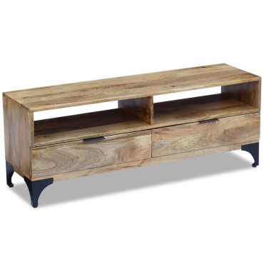 vidaXL Έπιπλο Τηλεόρασης 120x35x45cm από Ξύλο Μάνγκο