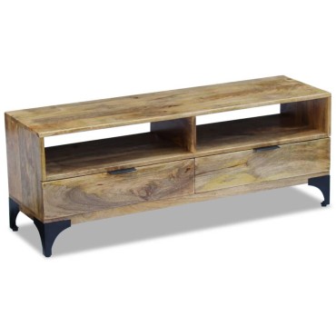 vidaXL Έπιπλο Τηλεόρασης 120x35x45cm από Ξύλο Μάνγκο