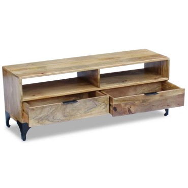 vidaXL Έπιπλο Τηλεόρασης 120x35x45cm από Ξύλο Μάνγκο