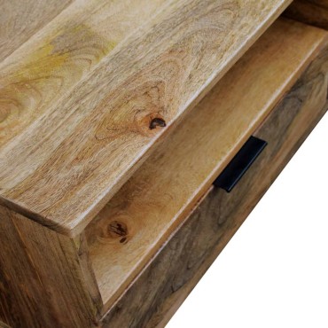 vidaXL Έπιπλο Τηλεόρασης 120x35x45cm από Ξύλο Μάνγκο
